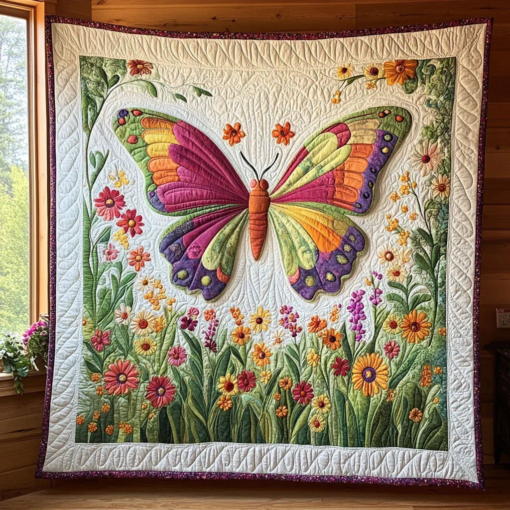 Meadow Breeze Symphony Quilt Blanket