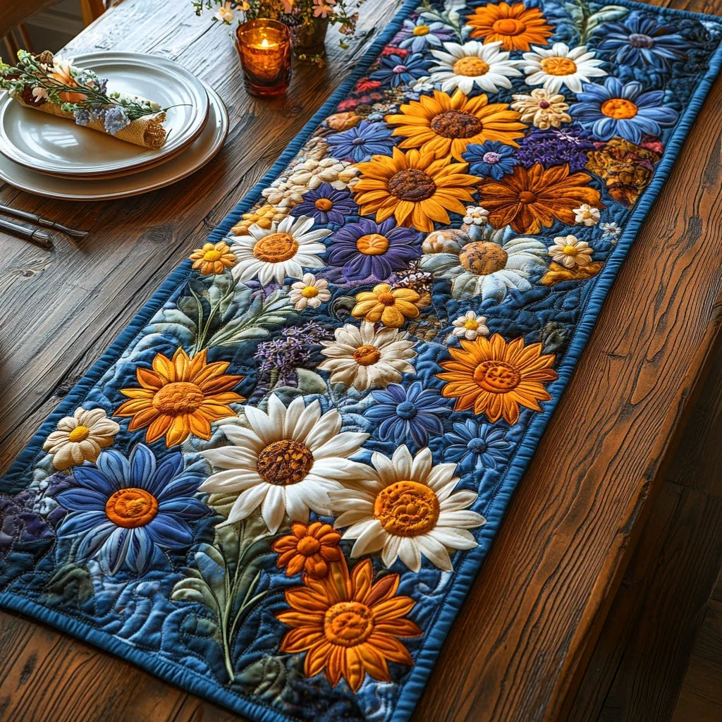 Meadow Gold Quilted Table Runner