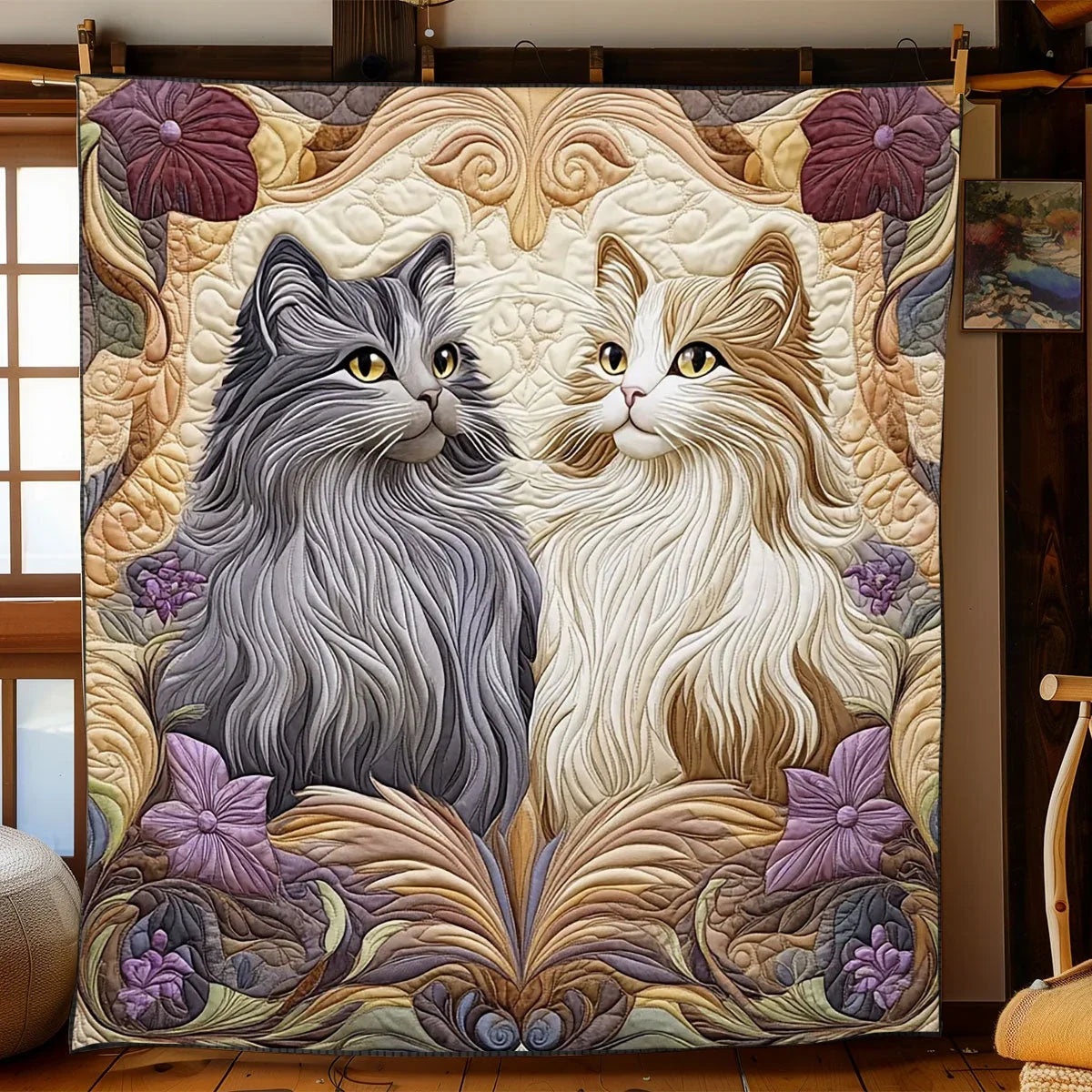 Meow Muse Quilt Blanket