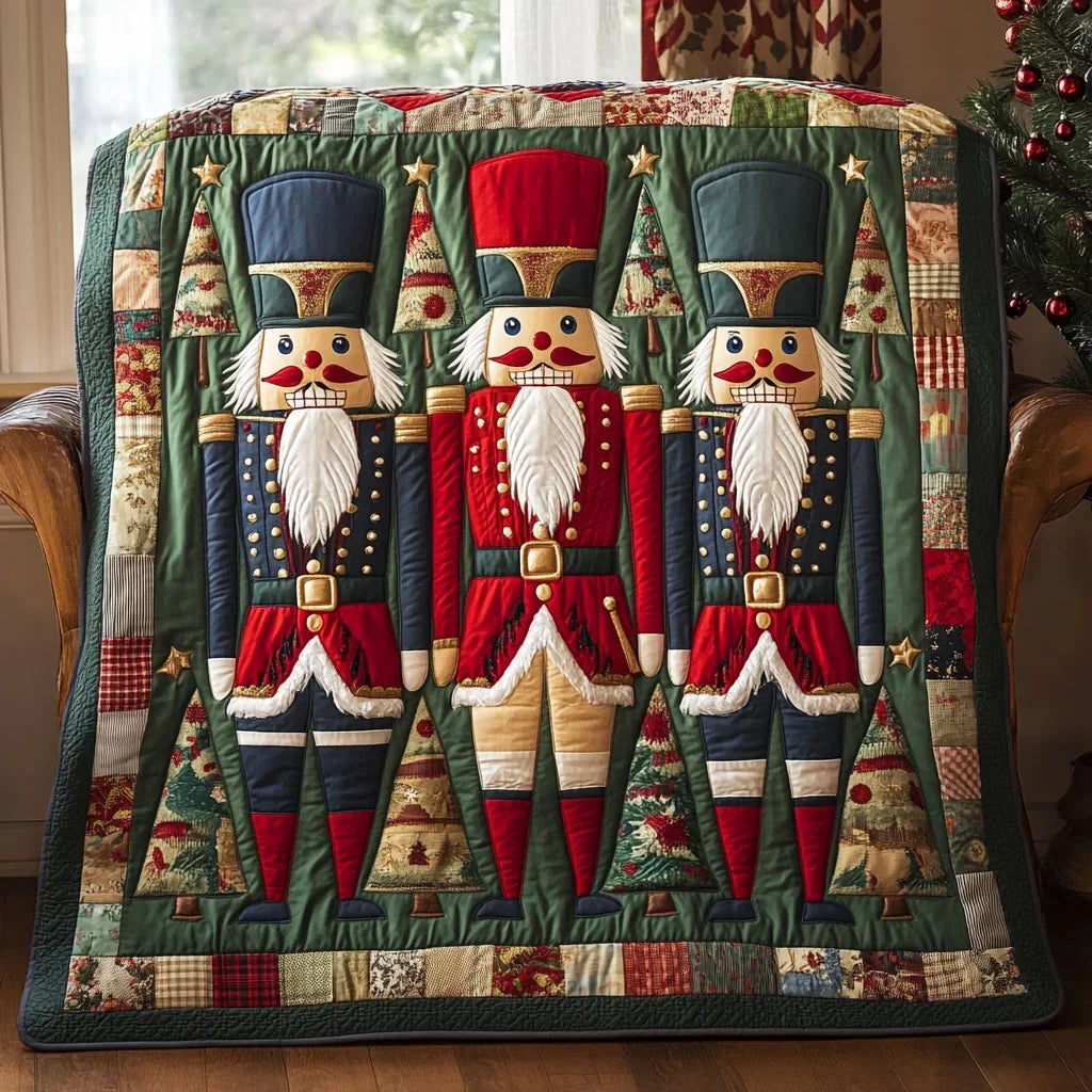 Merry Captain Quilt Blanket