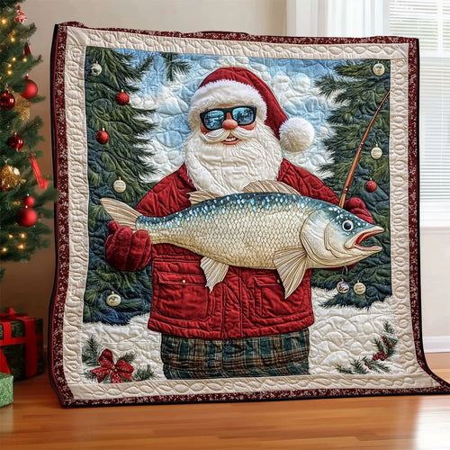 Merry Fisher Quilt Blanket