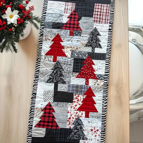 Merry Glow Quilted Table Runner