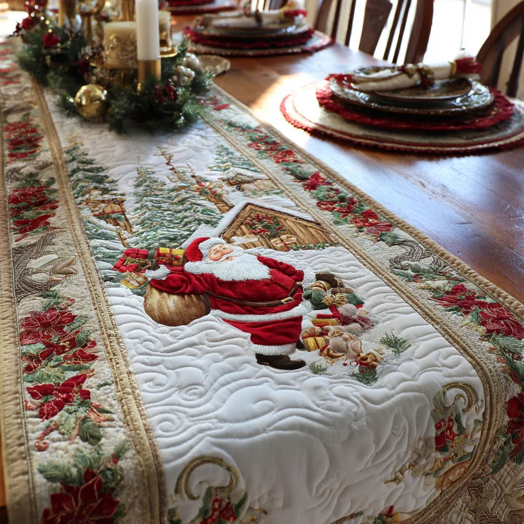 Merry Night Quilted Table Runner