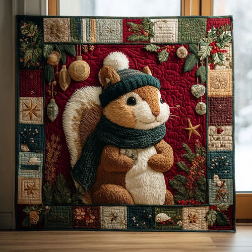 Merry Nut Quilt Blanket