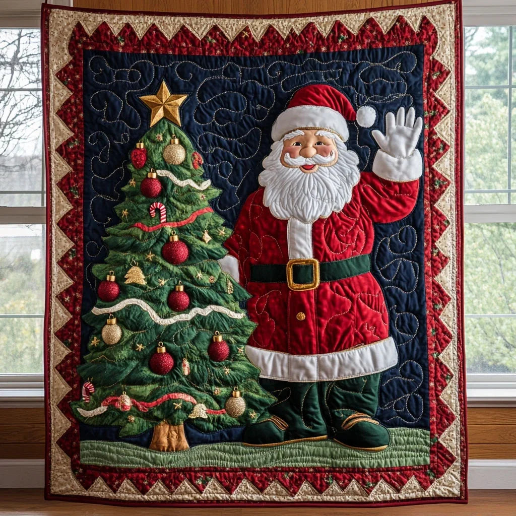 Merry Spark Quilt Blanket