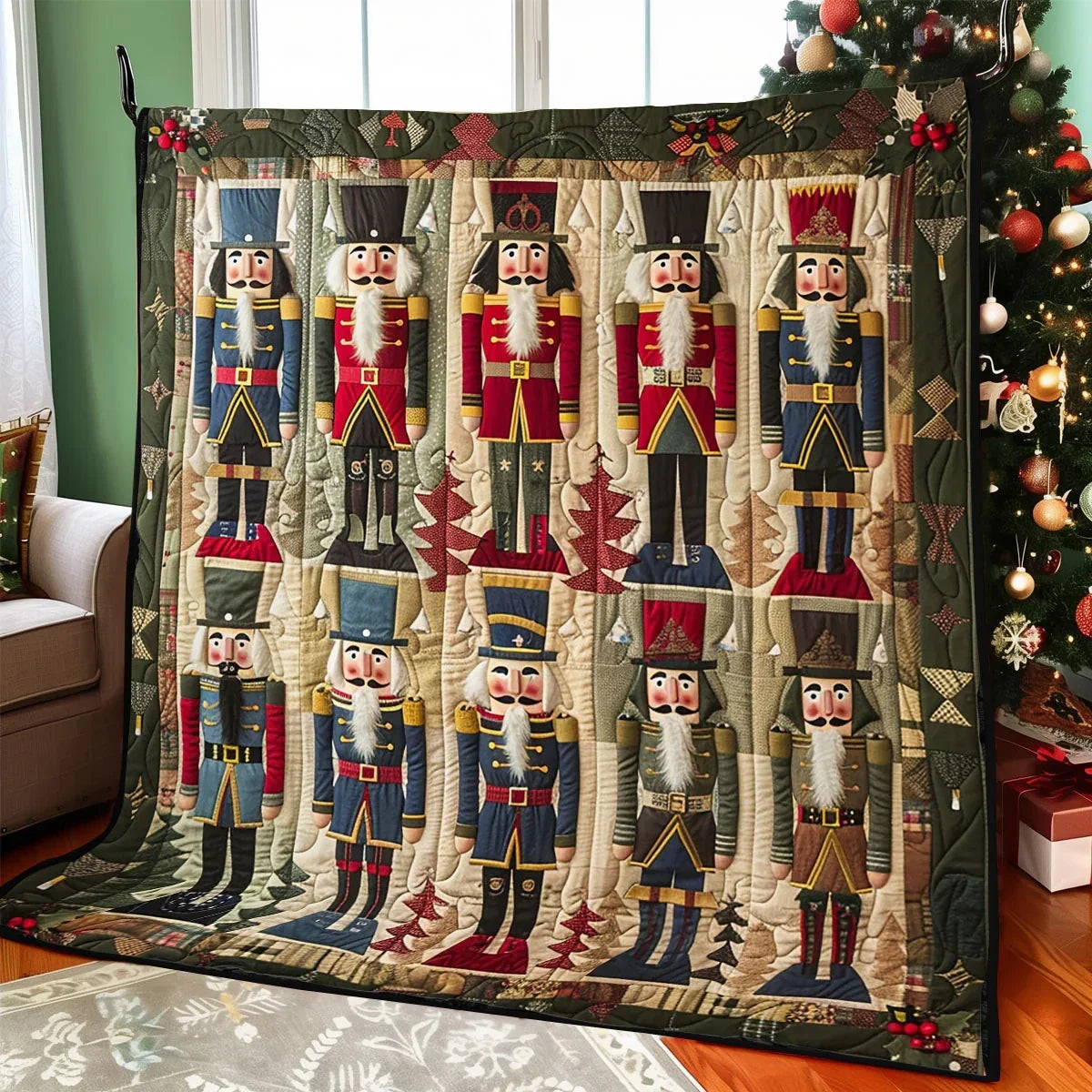 Merry Troop Quilt Blanket