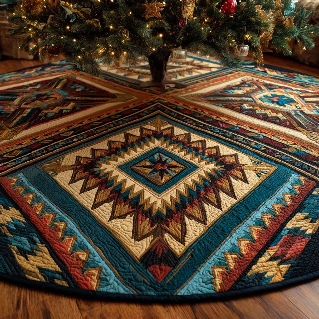 Mesa Diamond Radiance Quilted Tree Skirt