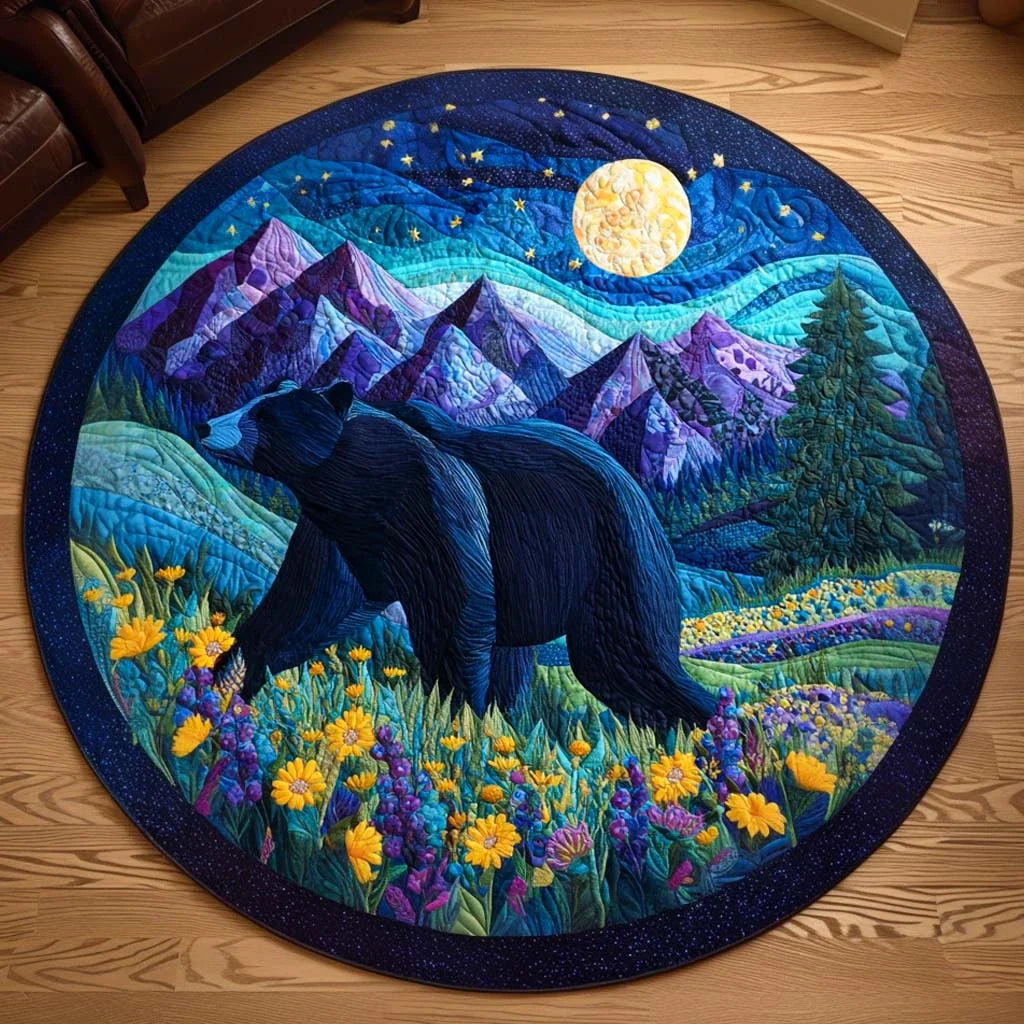Midnight Dream Quilted Round Mat