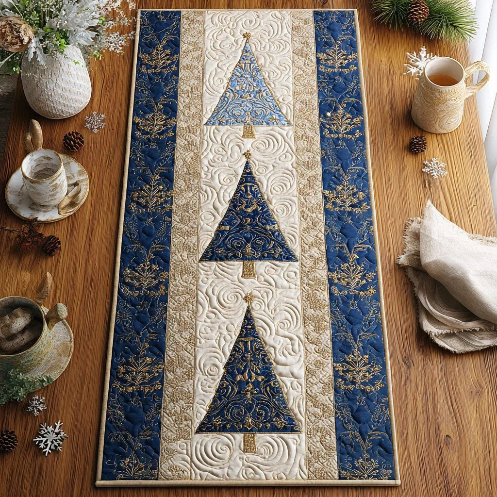 Midnight Forest Quilted Table Runner