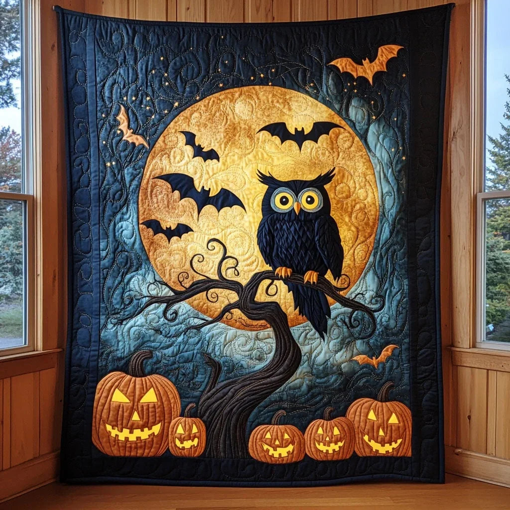 Midnight Gaze Quilt Blanket