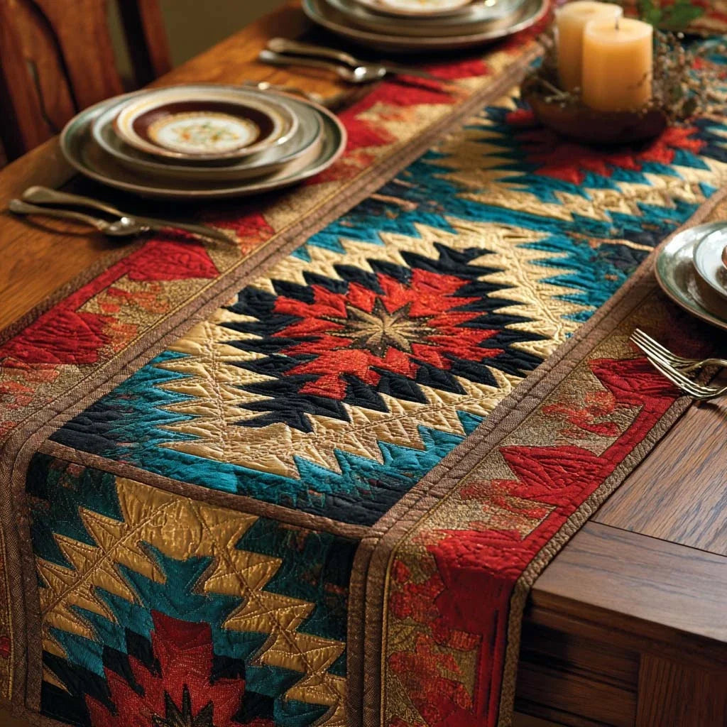 Midnight Mesa Quilted Table Runner