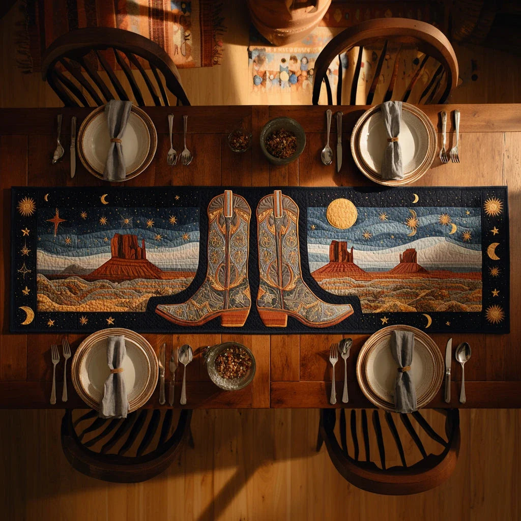 Midnight Mesa Quilted Table Runner
