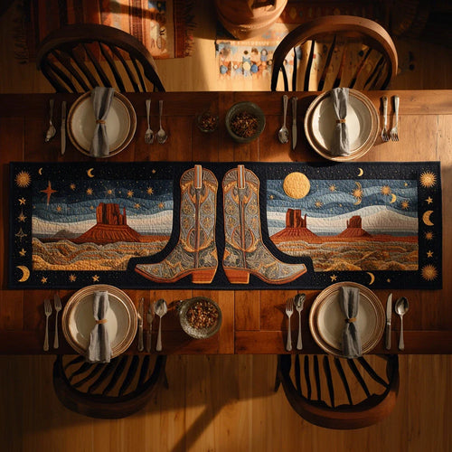 Midnight Mesa Quilted Table Runner