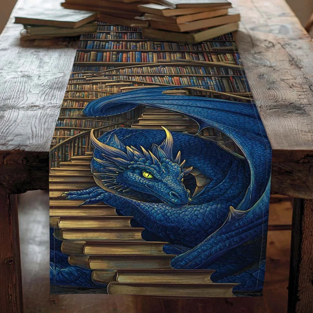 Midnight Scales Quilted Table Runner