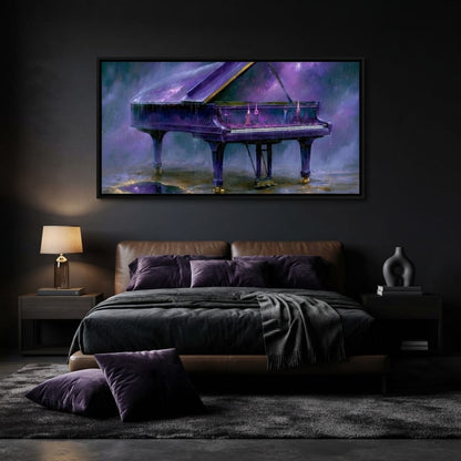 Midnight Sonata For A Glass Galaxy Canvas Wall Art
