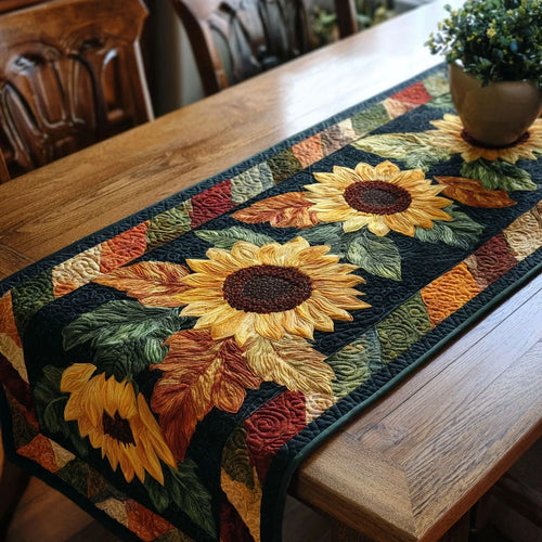 Midnight Sun Quilted Table Runner