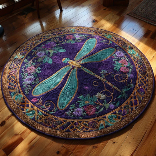Midnight Wings Quilted Round Mat
