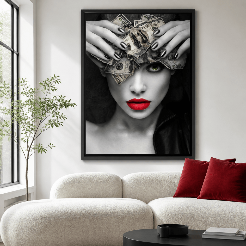 Mind On the Money Canvas Wall Art