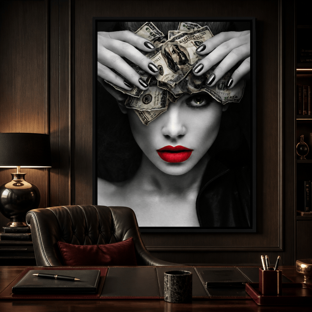 Mind On the Money Canvas Wall Art
