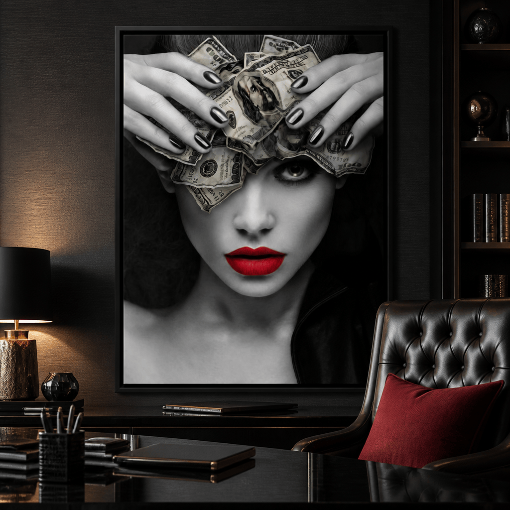 Mind On the Money Canvas Wall Art