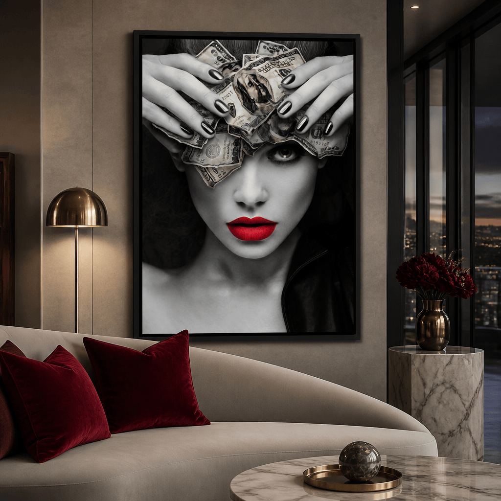 Mind On the Money Canvas Wall Art