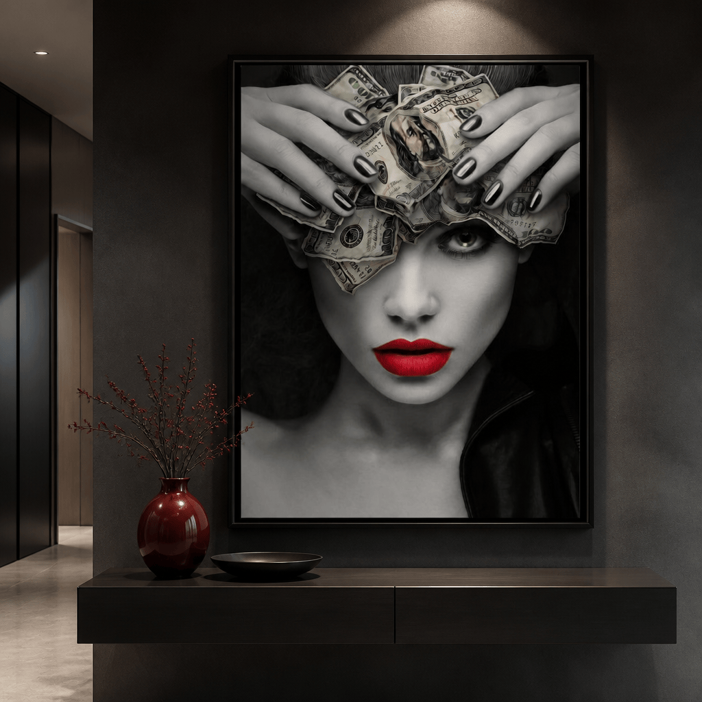 Mind On the Money Canvas Wall Art