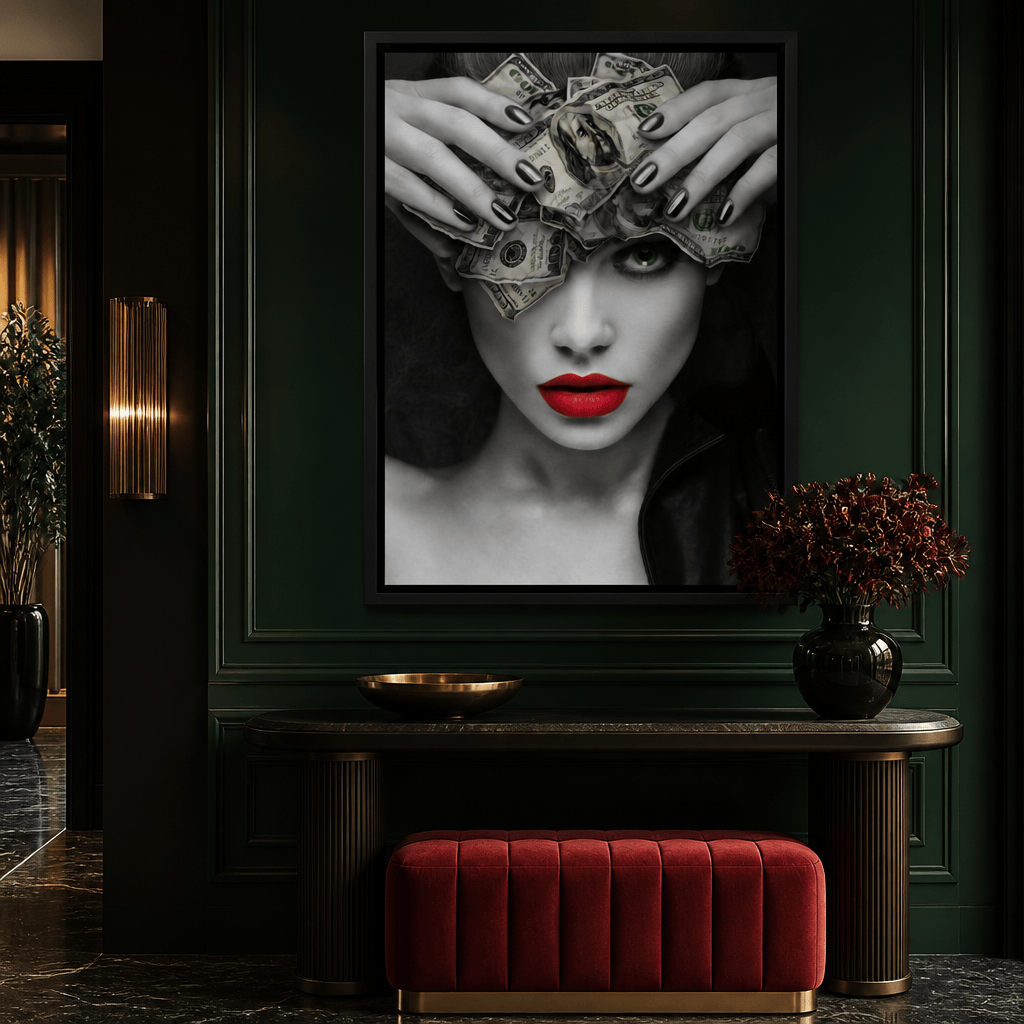 Mind On the Money Canvas Wall Art