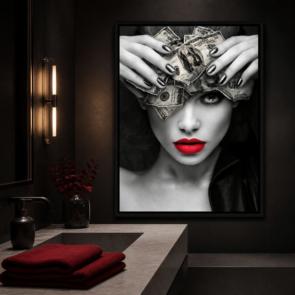 Mind On the Money Canvas Wall Art