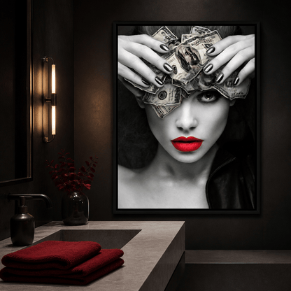 Mind On the Money Canvas Wall Art