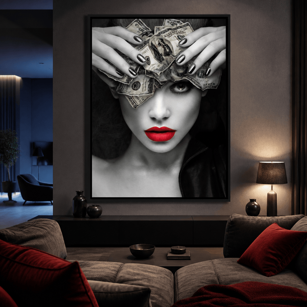 Mind On the Money Canvas Wall Art