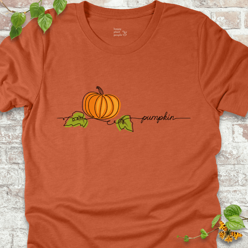 Minimalist Pumpkin T-Shirt