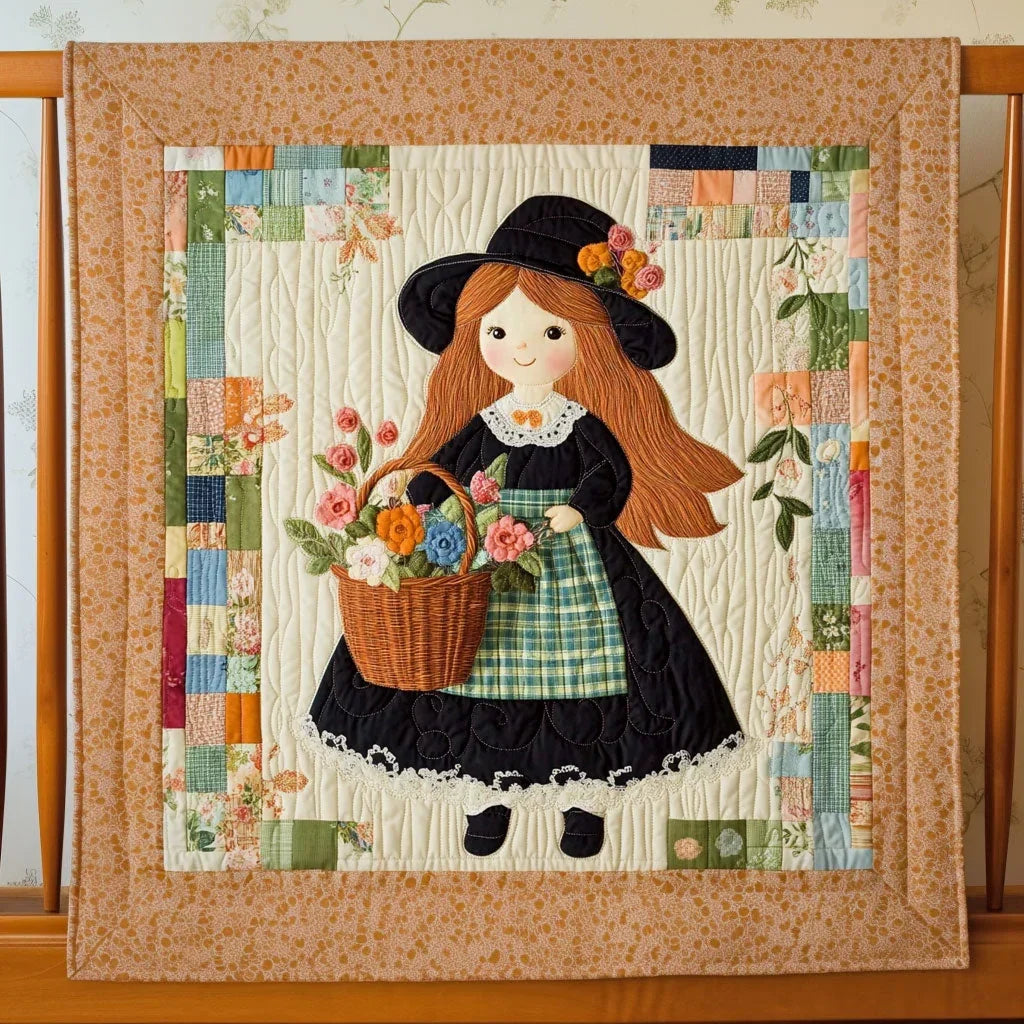 Miss Rosy Cheeks Quilt Blanket