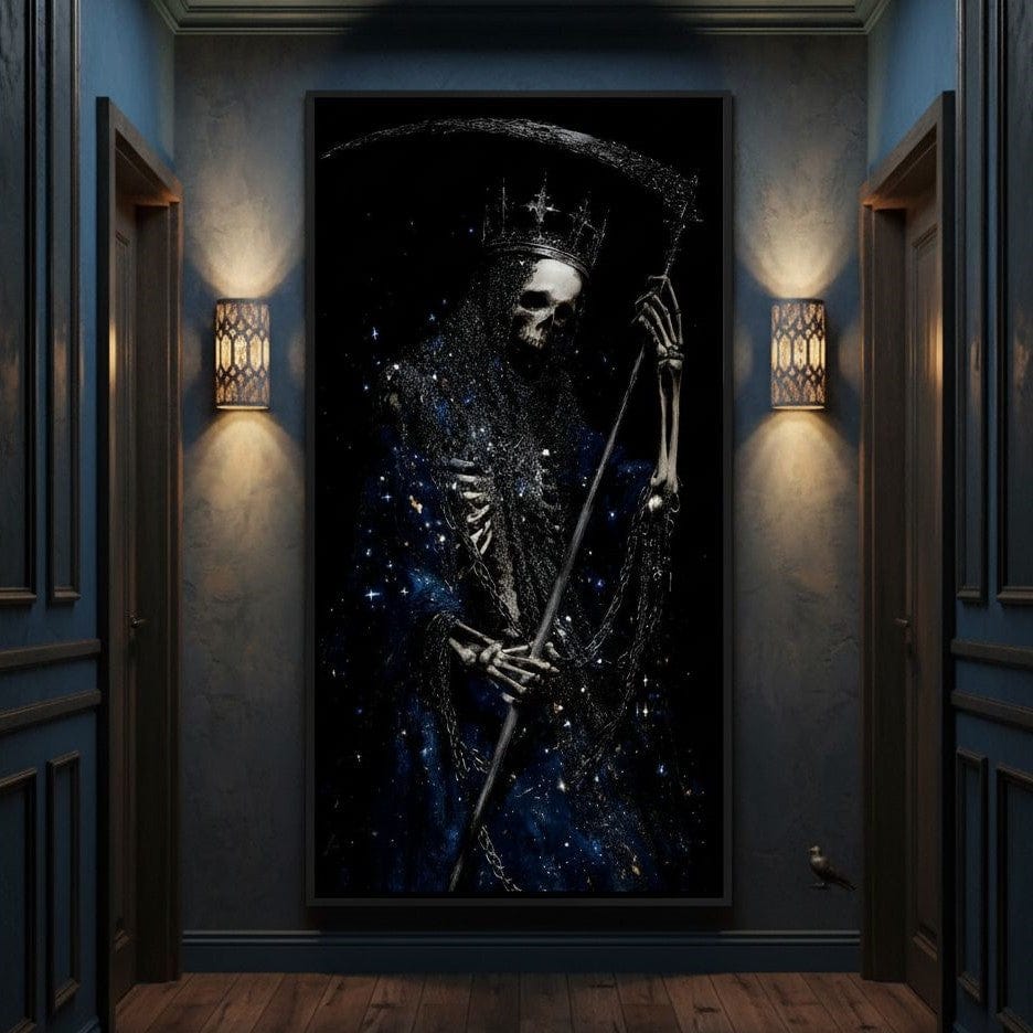 Celestial Reaper Star King Canvas Wall Art