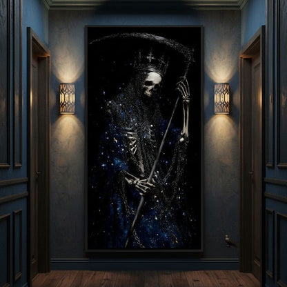 Celestial Reaper Star King Canvas Wall Art