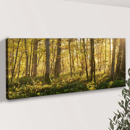Silent Forest Trees Canvas Wall Art