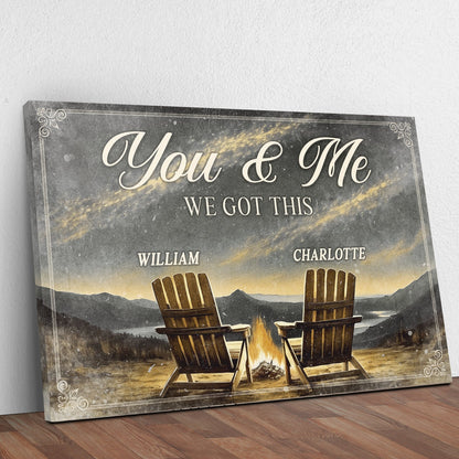 Camping Themed We Got This Couple Sign