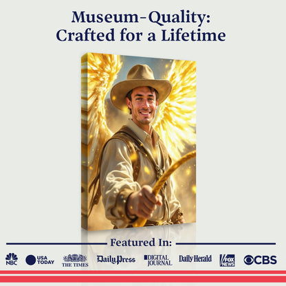 Golden Cowboy Angel