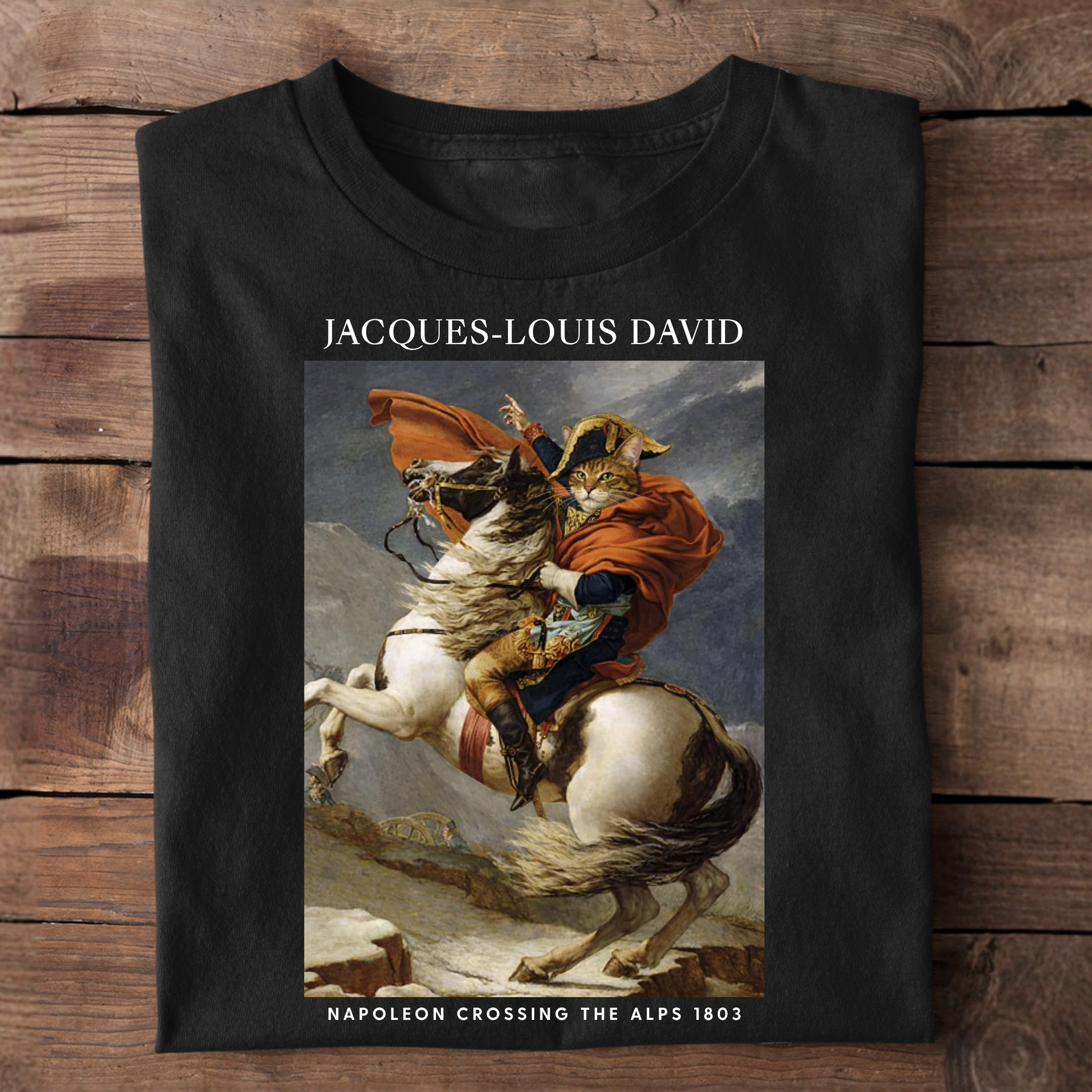 Napoleon Crossing The Alps Basic Shirt Unisex
