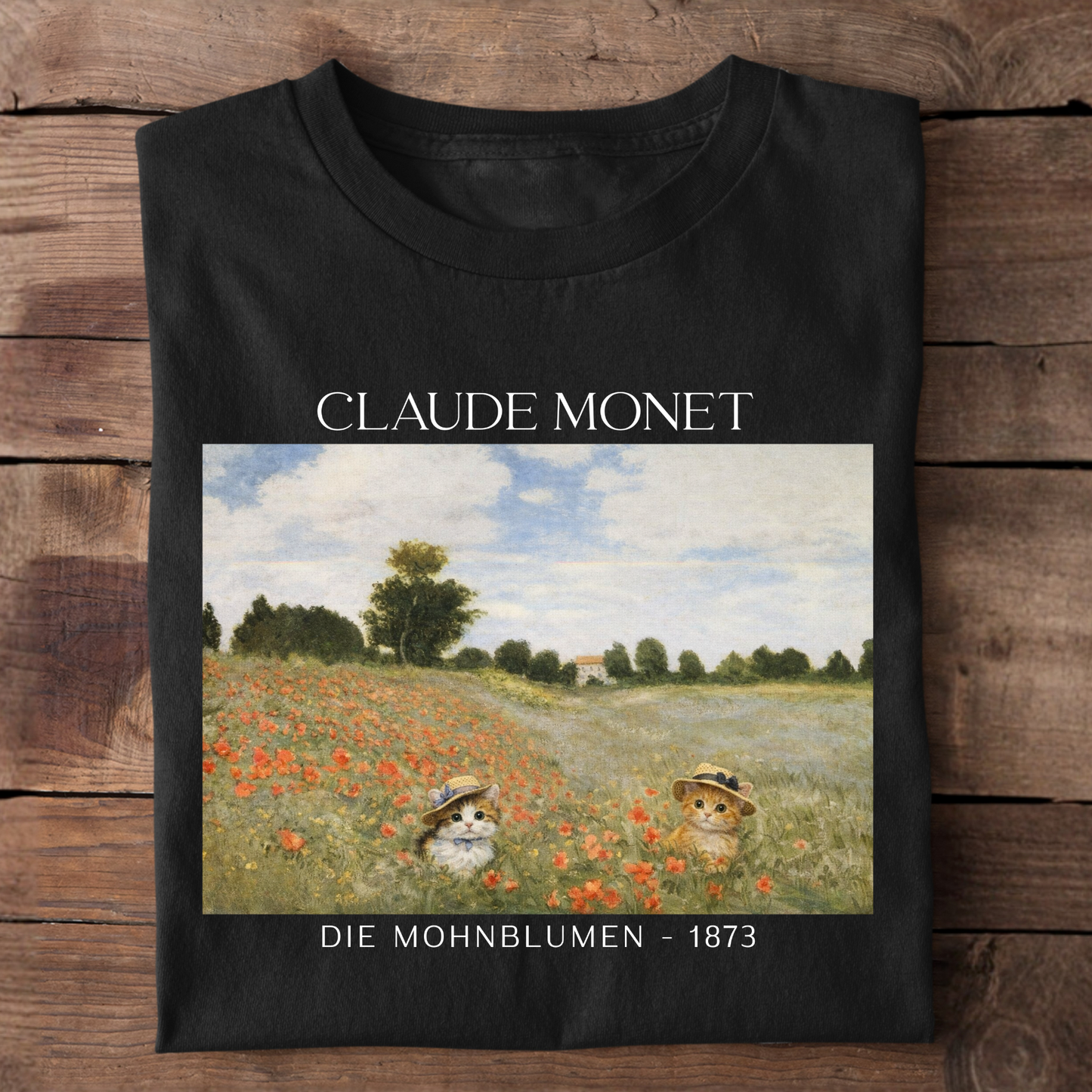 Mohnblumen Claude Monet T-Shirt