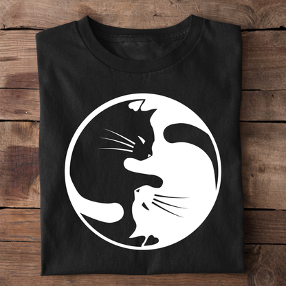 Yin-yang Katzen T-Shirt