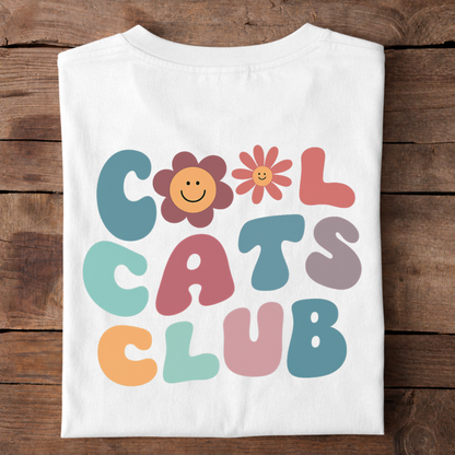 Cool Cats Club - T-Shirt (Back Print)