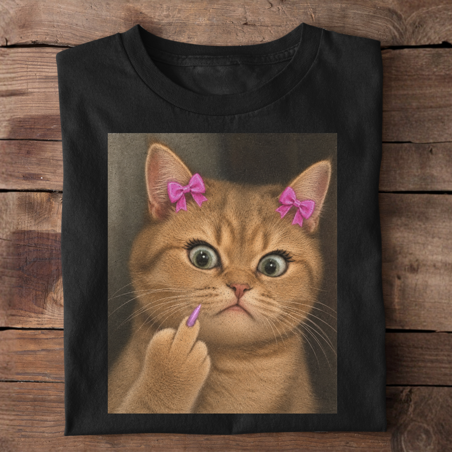 Sassy Cat Face Basic Shirt Unisex