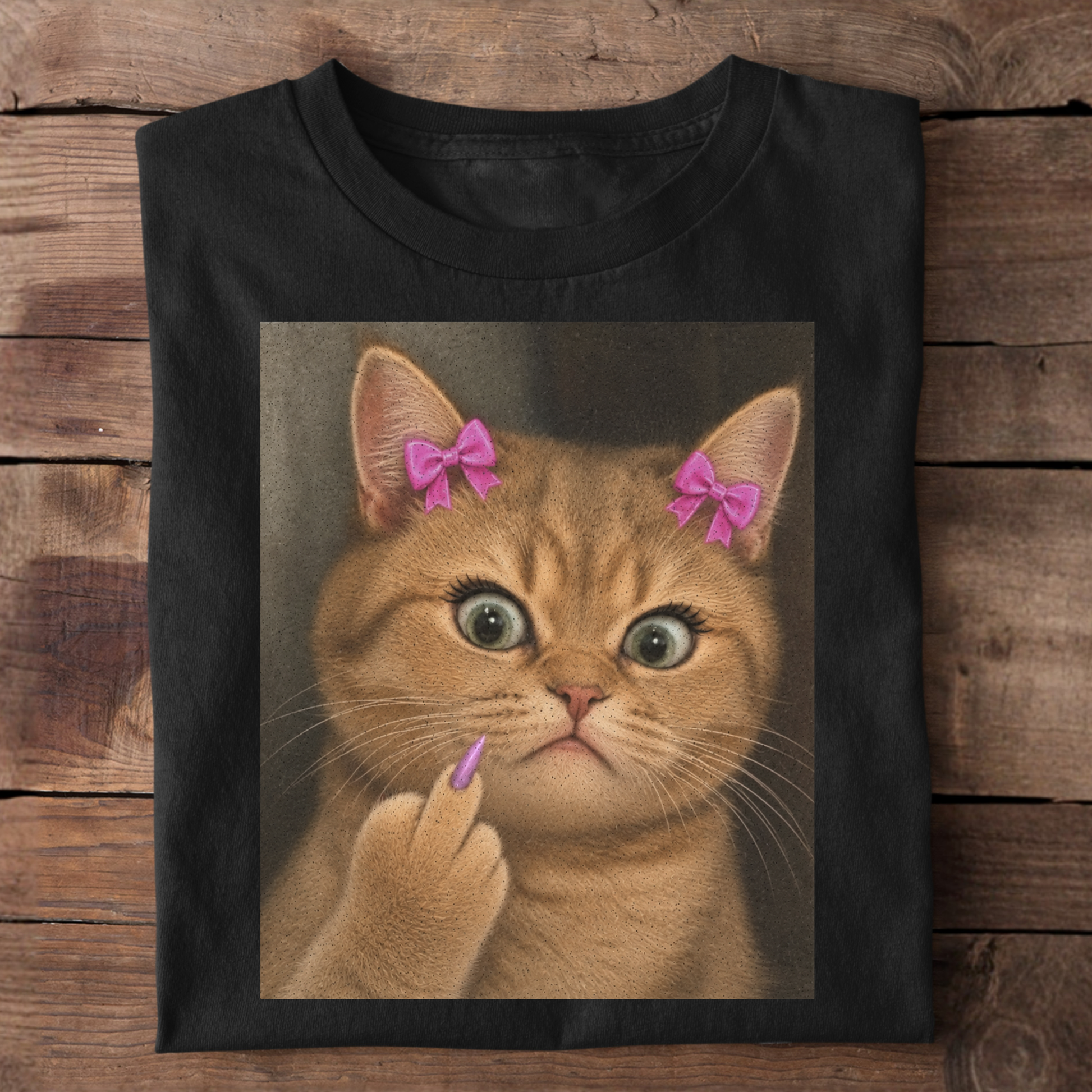 Sassy Cat Face Basic Shirt Unisex