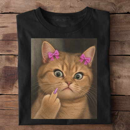 Sassy Cat Face Basic Shirt Unisex