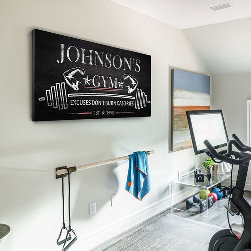Gym Sign II - Style 1 - canvas