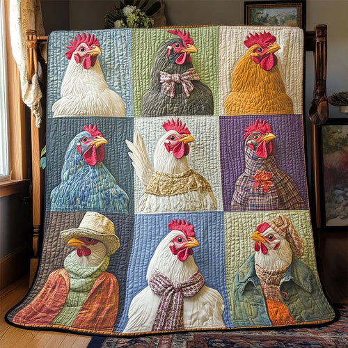 Model Coop Quilt Blanket