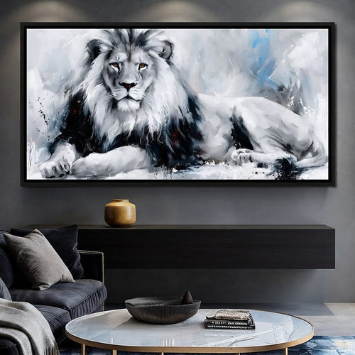 Monarch of the Frozen Plains Canvas Wall Art