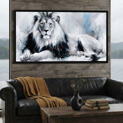 Monarch of the Frozen Plains Canvas Wall Art