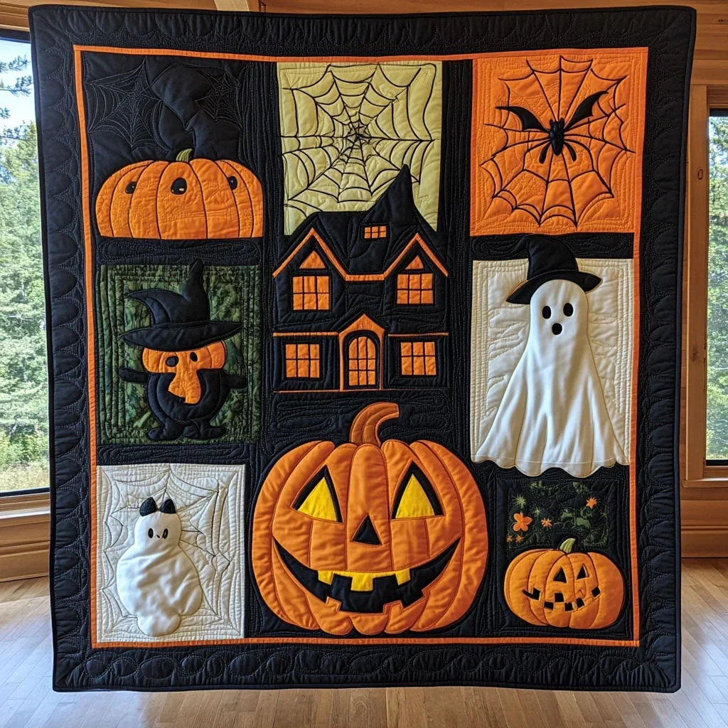 Moonlit Frights Cp090870cl Quilt Blanket