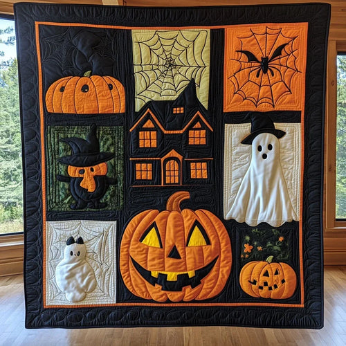 Moonlit Frights Cp090870cl Quilt Blanket